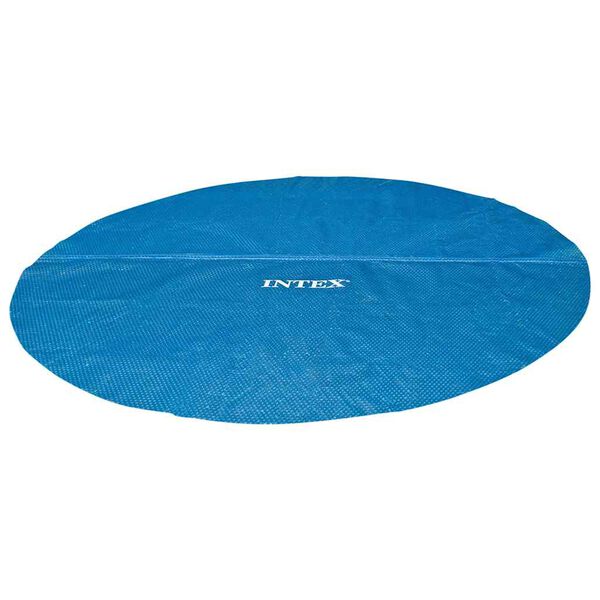 Intex Couverture solaire de piscine Bleu 348 cm Polyéthylène