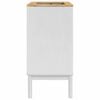 vidaXL Meuble sous Lavabo de Salle de Bain FLORO Blanc 60 x 40 x 80 cm