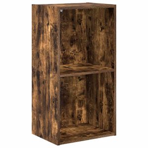 vidaXL Biblioth&egrave;que ch&ecirc;ne fum&eacute; 40x30x77 cm bois d'ing&eacute;nierie