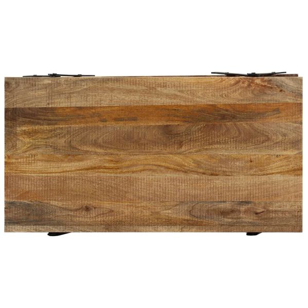 vidaXL Table basse 115x60x40 cm Bois de manguier massif