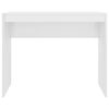 vidaXL Bureau Blanc brillant 90x40x72 cm Bois d'ingénierie