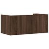 vidaXL &Eacute;tag&egrave;re murale ch&ecirc;ne marron 70,5x35x30,5 cm bois d'ing&eacute;nierie