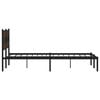 vidaXL Cadre de lit sans matelas avec t&ecirc;te de lit 183x213 cm