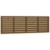 vidaXL T&ecirc;te de lit murale Marron miel 206x3x63 cm Bois massif de pin