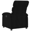 vidaXL Fauteuil de massage inclinable &eacute;lectrique Noir Tissu