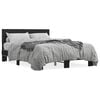 vidaXL Cadre de lit sans matelas noir 120x190 cm