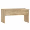 vidaXL Table basse ch&ecirc;ne sonoma 80x50,5x41,5 cm bois d'ing&eacute;nierie