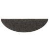 vidaXL Tapis d'escalier autocollants 30 pi&egrave;ces 56 x 17 x 3 cm Anthracite Demi-rond
