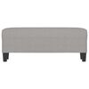 vidaXL Banc Gris clair 100x35x41 cm Tissu