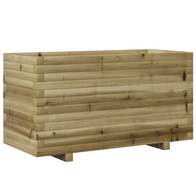 vidaXL Jardinière 90x40x49,5 cm bois de pin imprégné