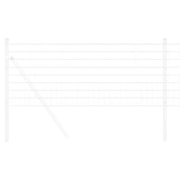 vidaXL Clôture Euro Argent 0.4 x 50 m