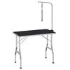 vidaXL Table de Toilettage Ajustable pour Chiens Chats 1 Potence