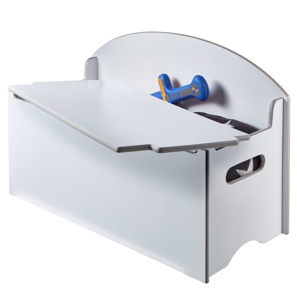 Worlds Apart Coffre pour jouets 45x70x35 cm Bois Blanc