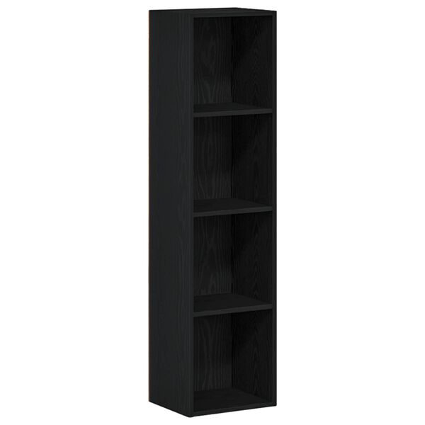 vidaXL | Biblioth&egrave;que | Ch&ecirc;ne noir 36 x 30 x 143 cm Bois d'ing&eacute;nierie