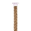 vidaXL Corde 100 % jute 12 mm 250 m