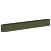vidaXL Jardin sur&eacute;lev&eacute; Vert olive 380 x 40 x 40 cm Acier