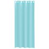 vidaXL Rideaux en voile avec &oelig;illets 2 pcs turquoise