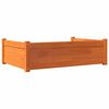 vidaXL Lit pour chien cire marron 95,5x65,5x28 cm bois de pin massif
