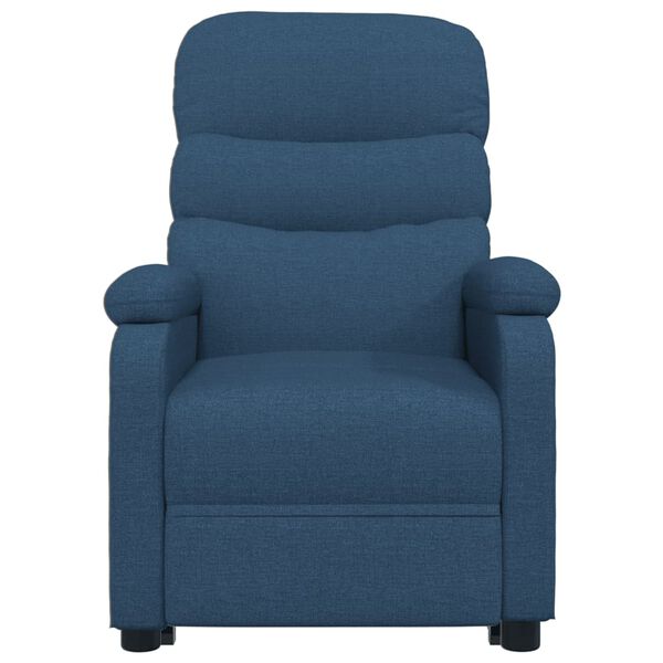vidaXL Fauteuil Bleu Tissu
