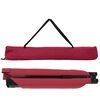 vidaXL Lit de camping pliant Rouge Tissu Oxford