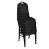 vidaXL Chaises &agrave; manger lot de 30 noir tissu