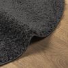 vidaXL Tapis shaggy PAMPLONA poils longs moderne anthracite &Oslash; 160 cm