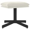 vidaXL Repose-pied Blanc cr&egrave;me 60x60x36 cm Velours