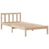 vidaXL Lit bibliothèque sans matelas 90x190 cm bois de pin massif