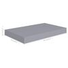 vidaXL &Eacute;tag&egrave;res murales flottantes 2 pcs Gris 40x23x3,8 cm MDF