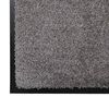 vidaXL Tapis de porte Gris clair 60 x 40 x 1.2 cm Tissu en teddy