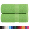 vidaXL Serviettes de toilette FROGN 2 pi&egrave;ces Vert pomme 30x30 cm 360 g/m&sup2;