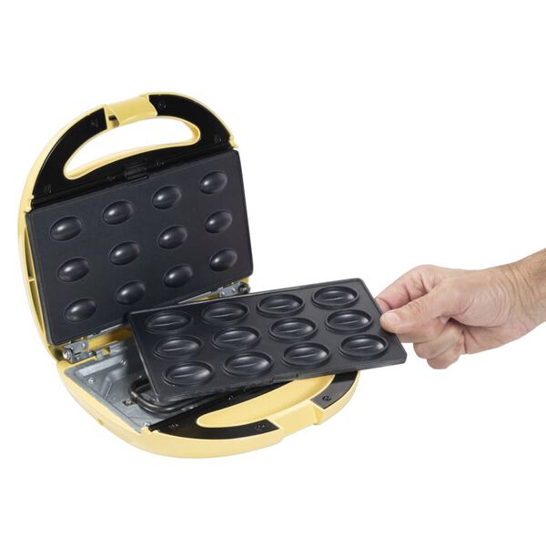 Bestron Appareil &agrave; g&acirc;teaux aux noix ANP801V 850 W Vanille