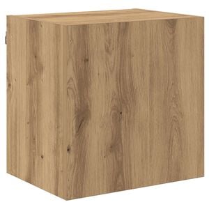 vidaXL Meuble TV mural 40,5x30x40cm Ch&ecirc;ne artisanal Bois d'ing&eacute;nierie