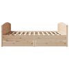 vidaXL Cadre de lit sans matelas 180x200 cm bois massif de pin
