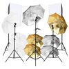 vidaXL Kit de studio photo avec &eacute;clairage table et r&eacute;flecteur