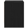 vidaXL Cabinet de chevet 2 pcs Ch&ecirc;ne noir 45 x 34 x 44,5 cm