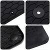 vidaXL Tapis de voiture 4 pcs Noir Caoutchouc
