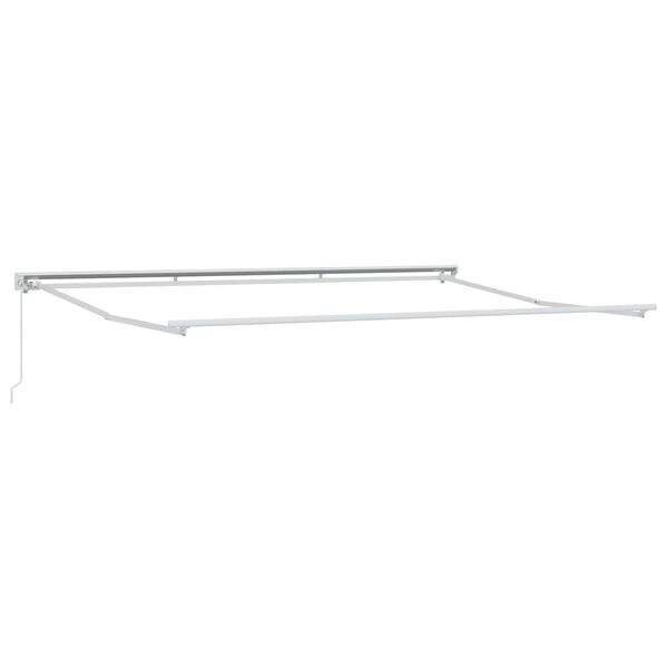 vidaXL Auvent r&eacute;tractable manuel Beige 4 &times; 3 m