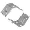 vidaXL Support 2 Zinc&eacute; 106 x 55 x 1,5mm Acier