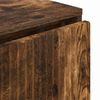 vidaXL Buffet Ch&ecirc;ne fum&eacute; 79,5 x 33 x 82 cm Bois d'ing&eacute;nierie
