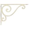 vidaXL Supports d'&eacute;tag&egrave;re murale 12 pc Blanc antique