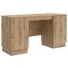 vidaXL Bureau Ch&ecirc;ne artisanal Bois d'ing&eacute;nierie 142,5 x 50 x 75 cm