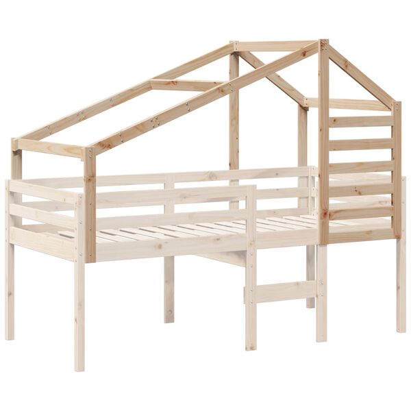 vidaXL Toit de lit pour enfants 198x97x113 cm bois de pin massif