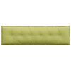 vidaXL Coussin de Dos Vert clair 180 x 19 x 50 cm tissu