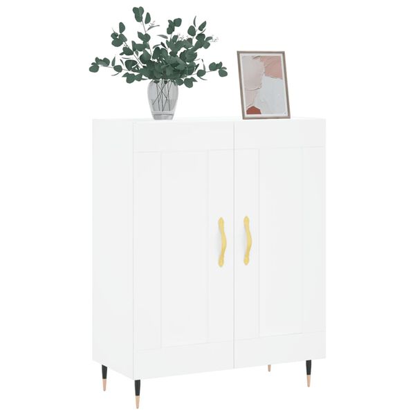 vidaXL Buffet blanc 69,5x34x90 cm bois d'ing&eacute;nierie