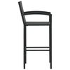 vidaXL Ensemble de bar de jardin 3 pcs Noir