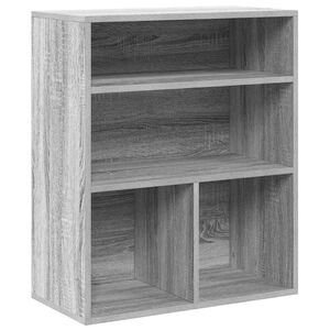 vidaXL Biblioth&egrave;que sonoma gris 60x30x71,5 cm bois d'ing&eacute;nierie