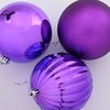 vidaXL Ensemble de Boules de Noël 9 pcs Lilas Plastique