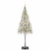 vidaXL Sapin de No&euml;l avec 300 LED Blanc 210 cm PE et Acier