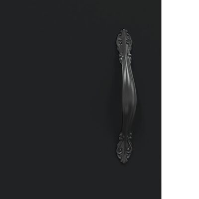 vidaXL Buffet noir 100x36x60 cm bois d'ingénierie